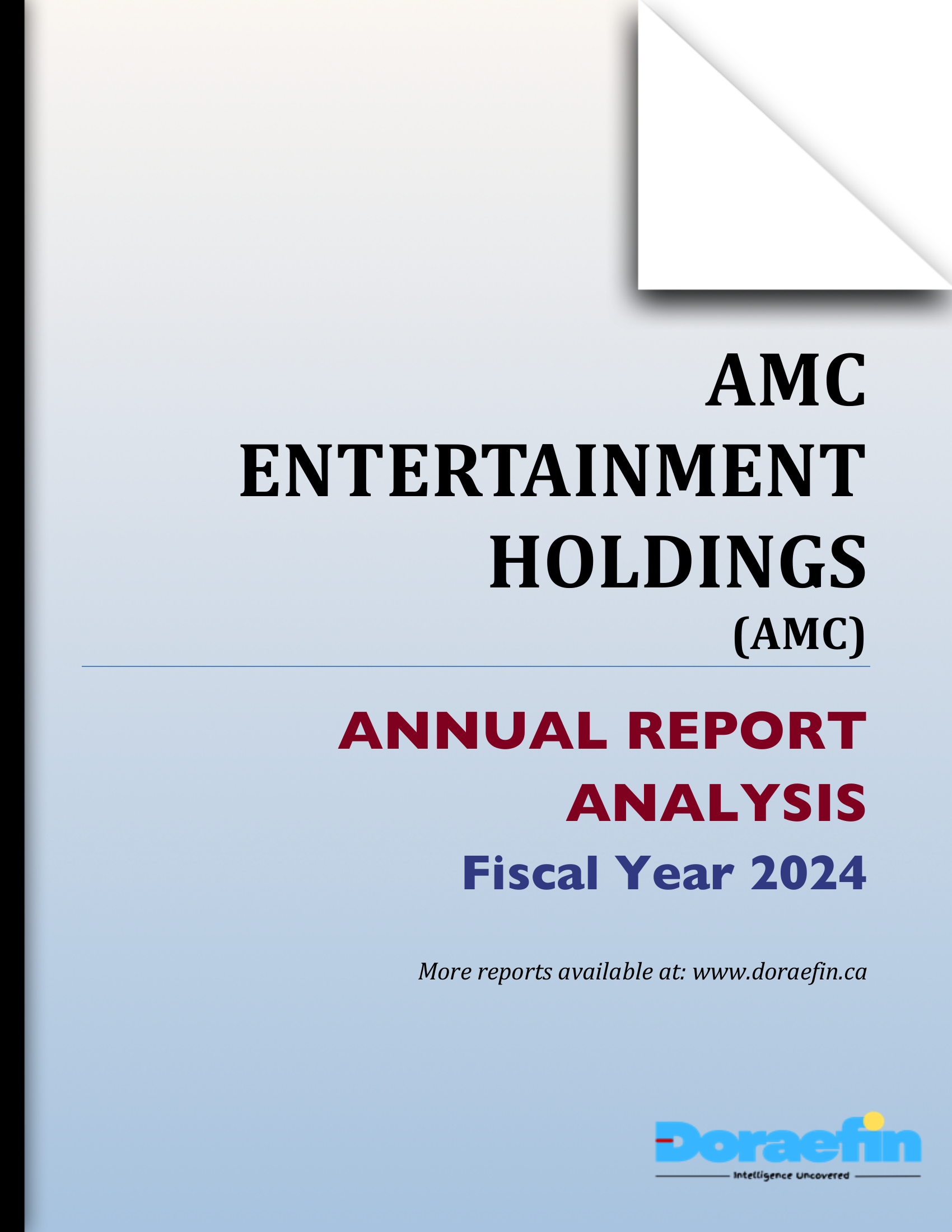 AMC ENTERTAINMENT HOLDINGS, Annual analysis, FY2024