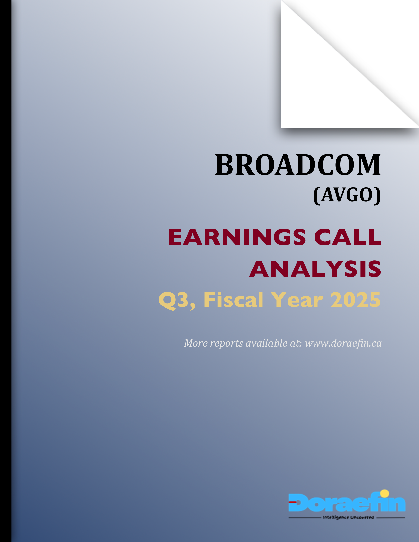 Broadcom, Earnings call analysis, Q3FY2025