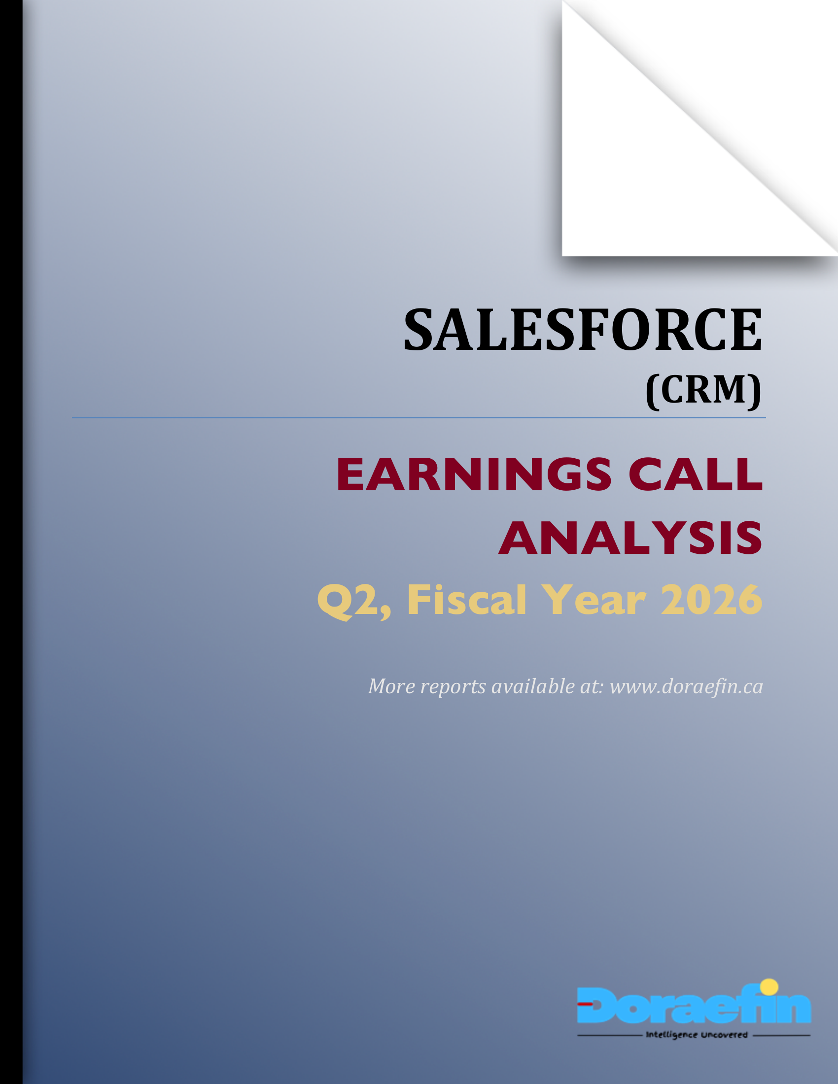 Salesforce, Earnings call analysis, Q2FY2026