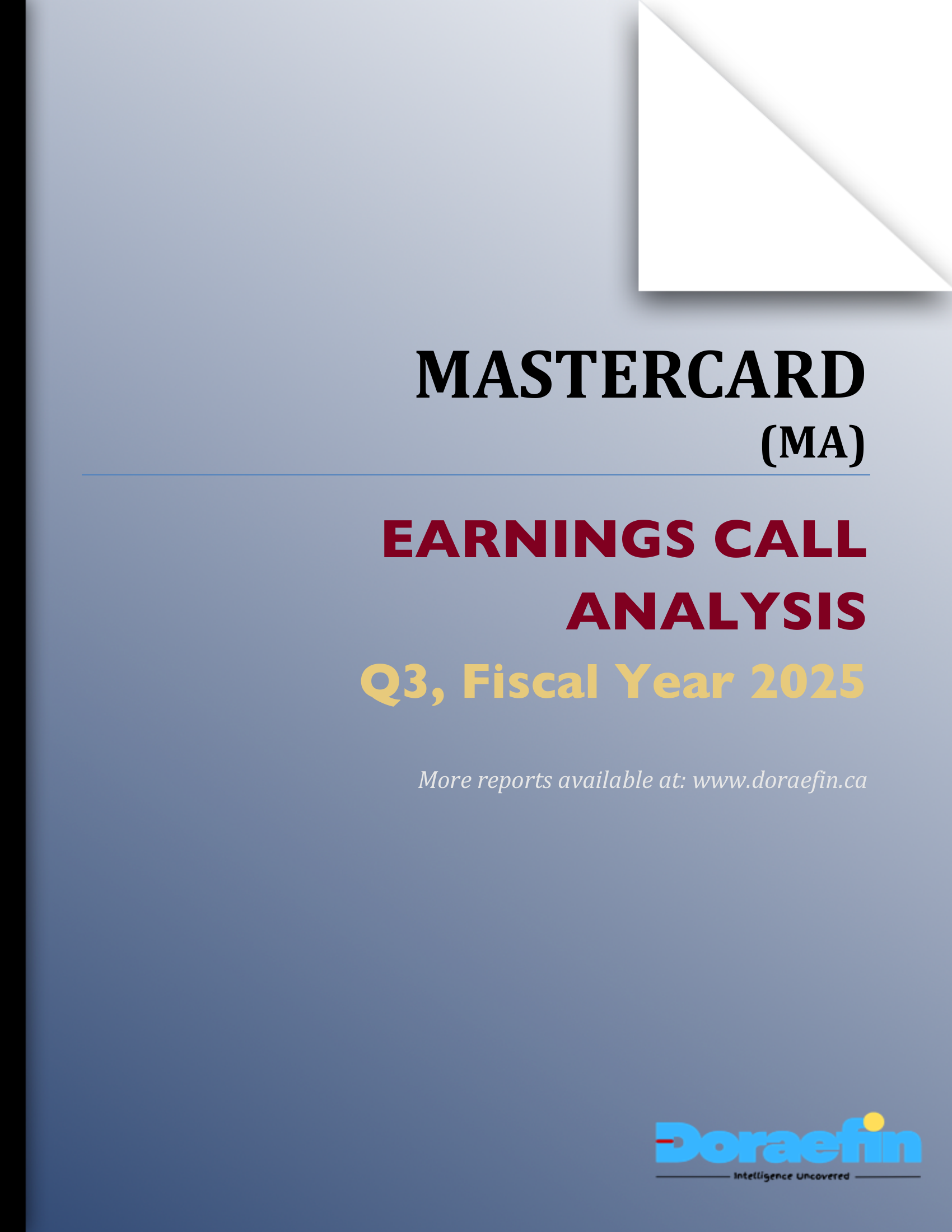 Mastercard, Earnings call analysis, Q3FY2025