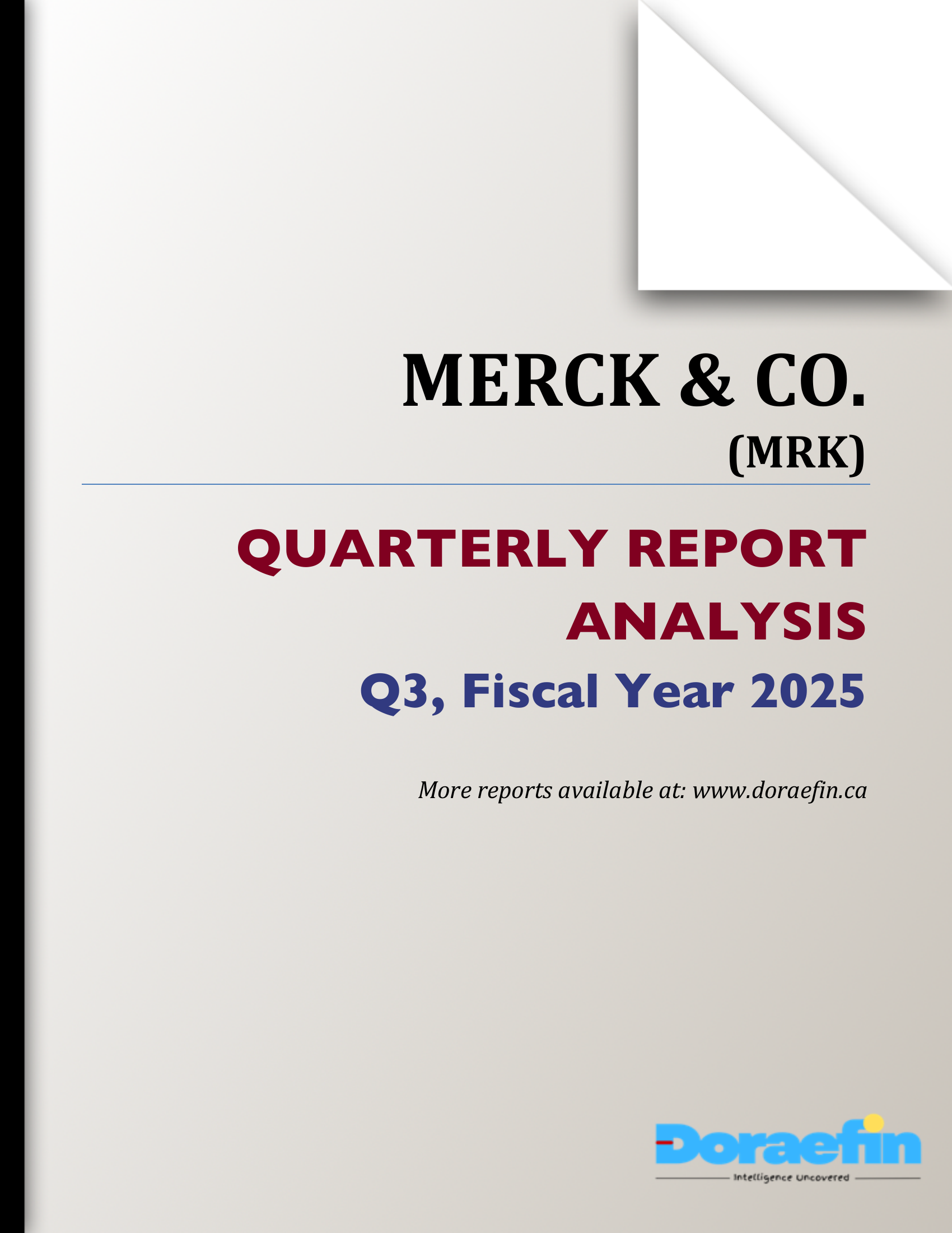 Merck & Co., Quarterly analysis, Q3FY2025