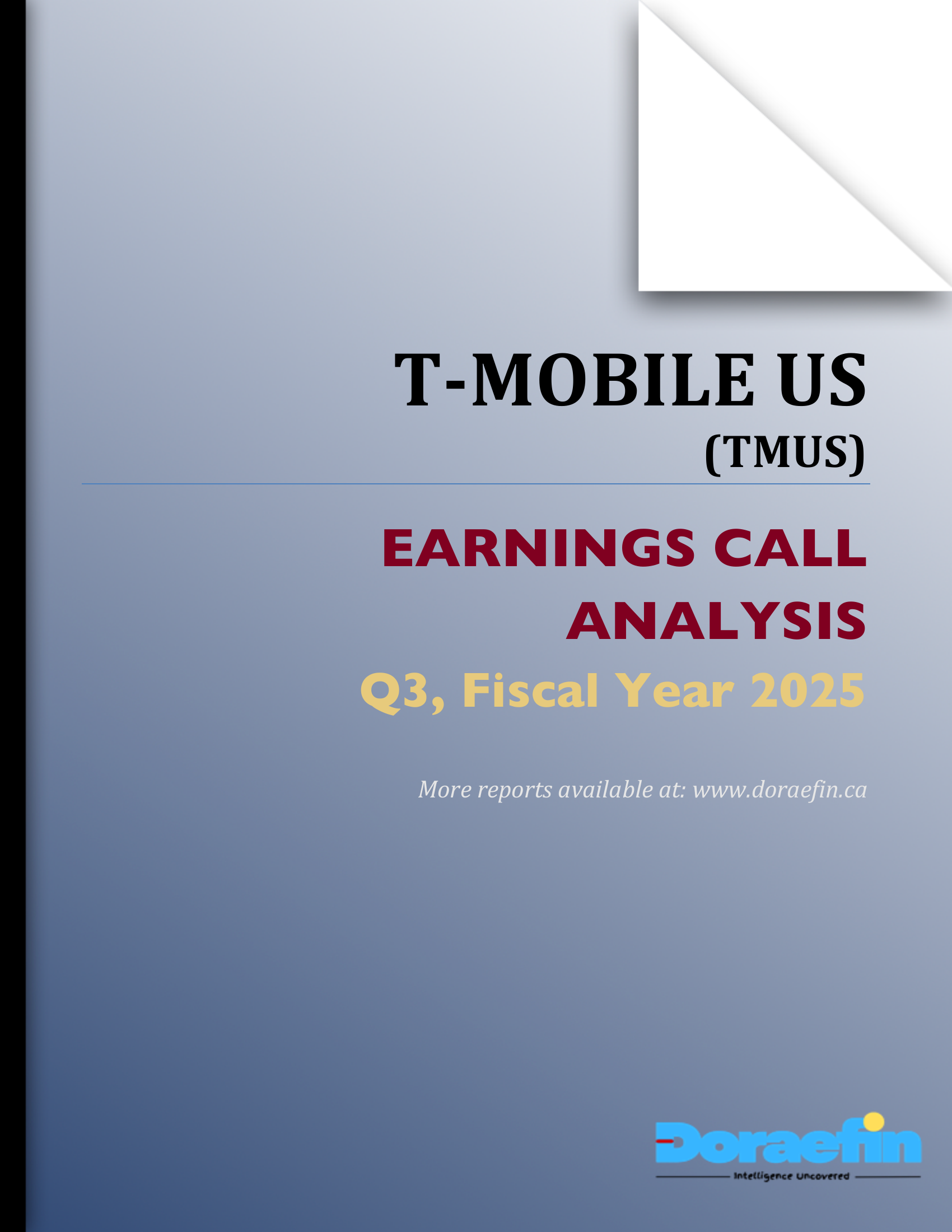 T-Mobile US, Earnings call analysis, Q3FY2025