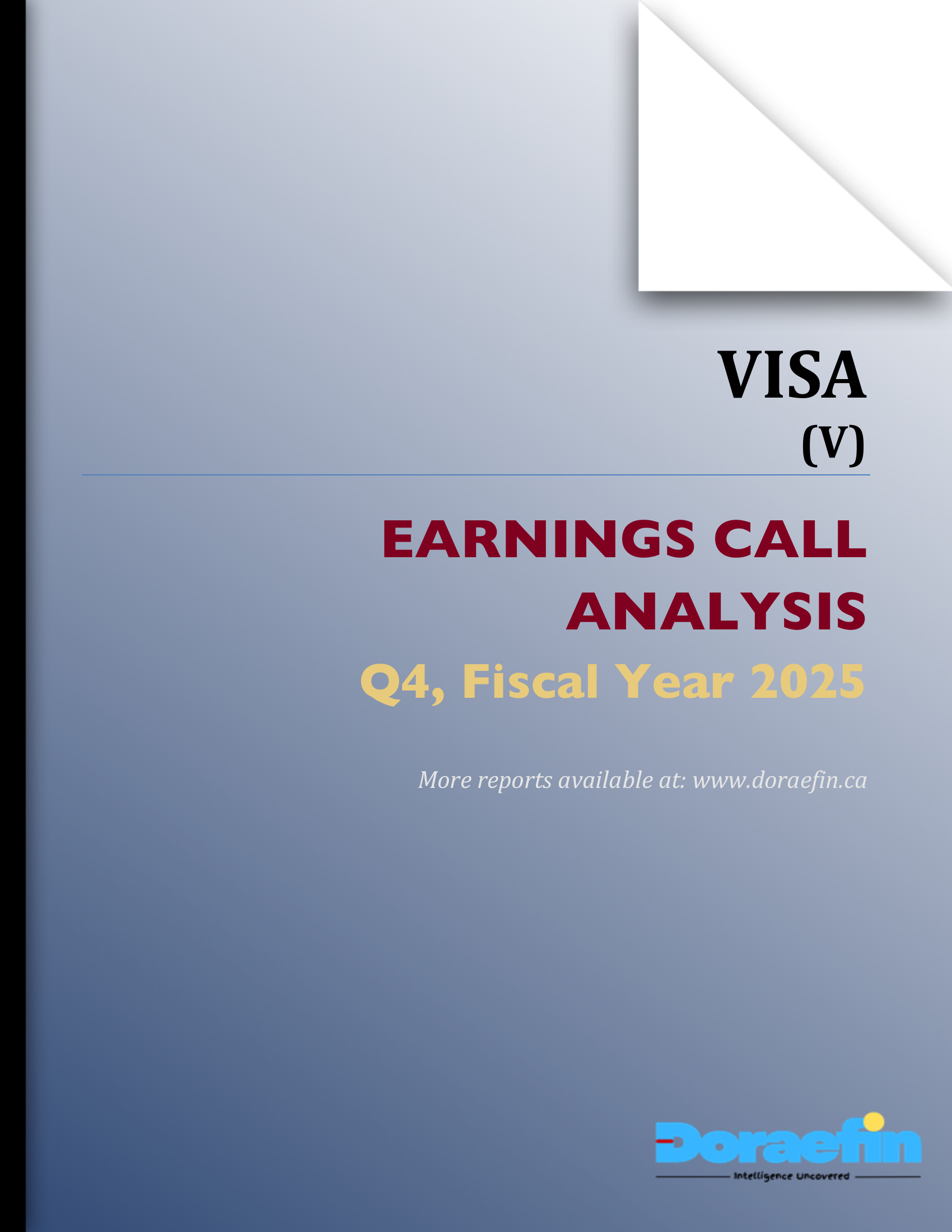 VISA, Earnings call analysis, Q4FY2025